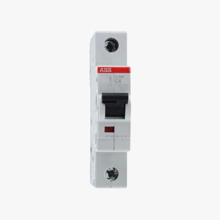 ABB MCB 6A 1P S201-C6 10KA 230V Model 2CDS251001R0064